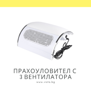 Прахоуловител за нокти BQ858-5 с три вентилатора