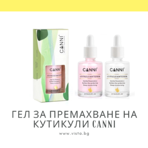 Професионален гел за премахване/омекотяване на кутикули Cuticle Softener CANNI с пипета – 15мл.