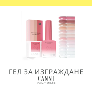 Професионален хипоалергенен гел за изграждане Quick Builder Gel CANNI - 9 мл.